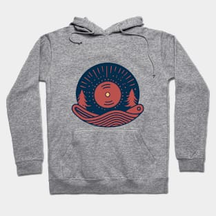 Music Disk music lover icon design Hoodie